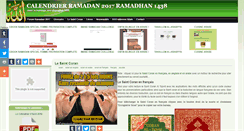 Desktop Screenshot of calendrier-ramadan.com